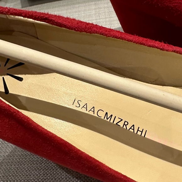 *HOST PICK* New ladies red suede wedge heel shoes. Never worn - Picture 8 of 12